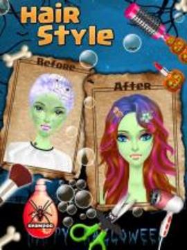 Halloween Hair Salon Kids Game游戲截圖4