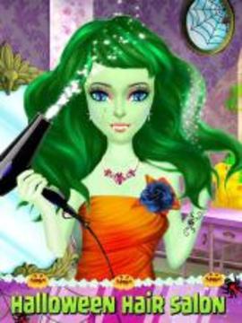 Halloween Hair Salon Kids Game游戲截圖2