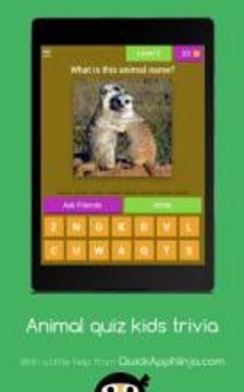 Animal quiz kids trivia pics games游戲截圖4