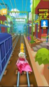 Subway Girl Runner游戲截圖1
