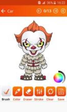 How To DRaw Pennywise It (Pennywise It Drawing2)游戏截图5