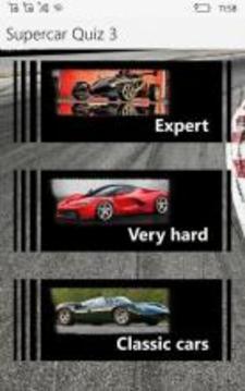 Supercar Quiz 3游戲截圖1