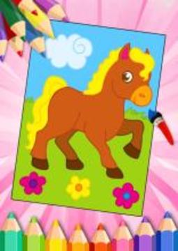 Unicorn Coloring Book of Kids游戲截圖1