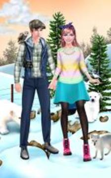 First Date Salon - Winter Zoo游戲截圖4