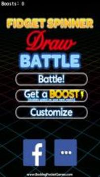 Fidget Spinner Draw Battle游戲截圖1