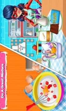 Ladybug Ice Cream Maker-Cooking Game游戲截圖1