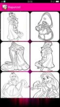 Coloring book for princess游戲截圖5