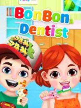 疯狂的牙医游戏与孩子的手术大括号 - 医生小游
