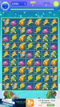 Fish Match 3 Game游戲截圖2