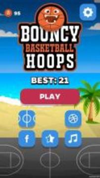 Bouncy Hoops Basketball游戲截圖2