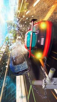 煉式 汽車 賽跑 對手： 賽跑 在 鏈 汽車游戲截圖1