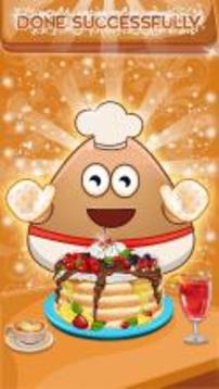 Cooking Pancakes For Pou-P游戏截图4