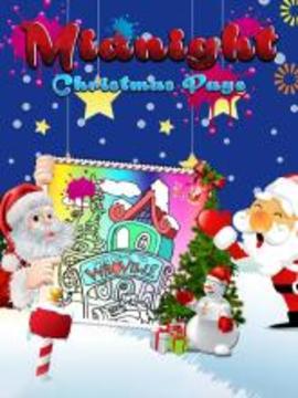 Midnight Christmas Page:Coloring Book游戲截圖5