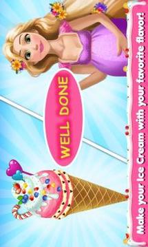 Long Hair Princess Ice Cream Maker-Cooking Game游戲截圖4