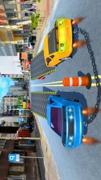 煉式 汽車 賽跑 對手： 賽跑 在 鏈 汽車游戲截圖5