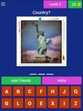 Monument & Landmark Quiz游戲截圖4