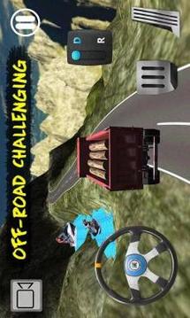 Truck Driver 3D- Offroad Cargo Simulator Mountain游戲截圖1