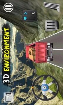 Truck Driver 3D- Offroad Cargo Simulator Mountain游戲截圖4