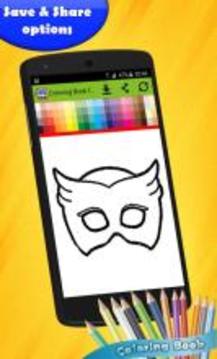 Coloring Book for Masks Heroes游戲截圖4