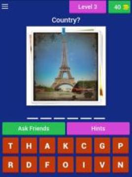 Monument & Landmark Quiz游戲截圖3