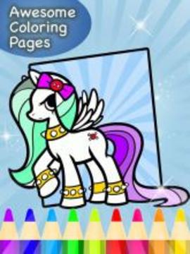 Colouring Book for Little Pony游戲截圖2