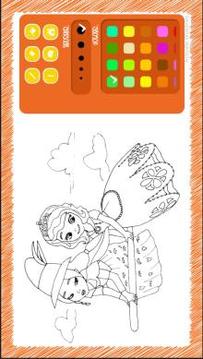 Little Princes Sofia coloring游戲截圖3
