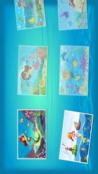 Mermaid Puzzle for Kids游戲截圖2