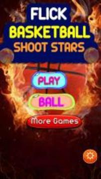 Flick BasketBall Shoot Stars游戲截圖1