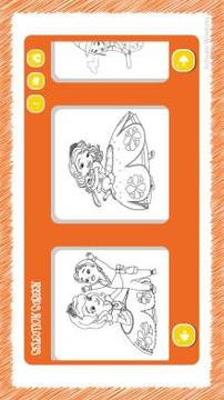 Little Princes Sofia coloring游戲截圖1