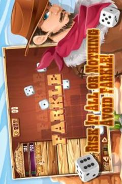 Wild West Farkle - Dice Free游戲截圖2