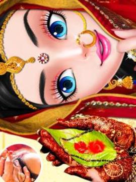 Indian Wedding Dressup Makeup Salon游戲截圖1