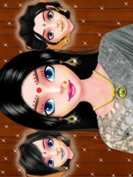 Indian Wedding Dressup Makeup Salon游戲截圖5