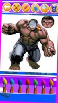 How to Color? Incredible Superhero Coloring Games游戲截圖3