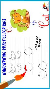 Handwriting practice for kids游戲截圖3