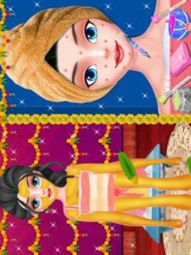 Indian Wedding Dressup Makeup Salon游戲截圖4