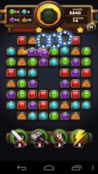 Jewel Crush Mania - Gem Quest游戲截圖2