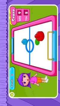 苏菲亚的冰上台球比赛- 免费儿童小游戏下载
