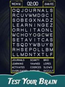 Mystery Word Brain Puzzle:Word Search Game游戲截圖3