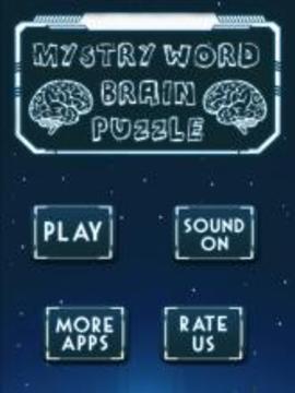 Mystery Word Brain Puzzle:Word Search Game游戲截圖1