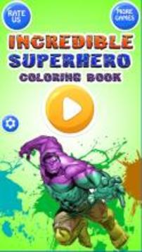 How to Color? Incredible Superhero Coloring Games游戲截圖5