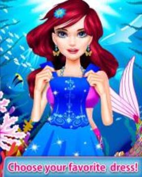 Mermaid Princess Fashion - Ocean Girl Salon游戲截圖4