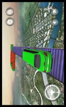 Limo Car Sky Track Impossible Driving Simulator 3D游戲截圖4