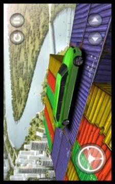 Limo Car Sky Track Impossible Driving Simulator 3D游戲截圖3
