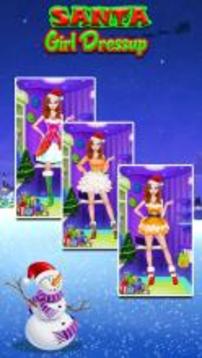 Santa Girl Dress up游戲截圖2