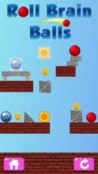 Roll Brain Balls - Physics Game游戲截圖1