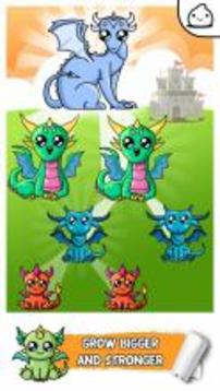Dragons Evolution -Merge Clicker Kawaii Idle Game游戲截圖2