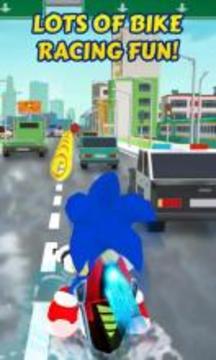 Sonic Subway Moto Rush游戲截圖1