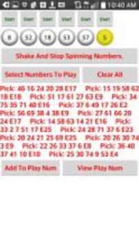Powerball, Mega million tools游戲截圖5
