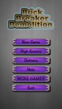 Brick Breaker - Bricks Demolition游戲截圖1
