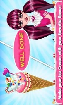 Monster Ice Cream Maker Cooking游戲截圖4
